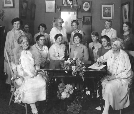 This is actually a picture of the ladies of the W.C.T.U.